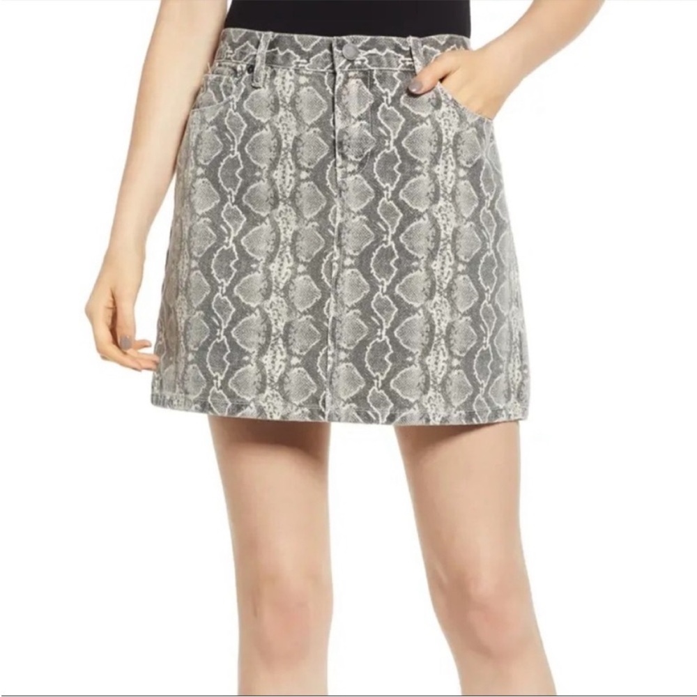 BlankNYC Python Print High Rise "Jane" Mini Skirt… - image 7